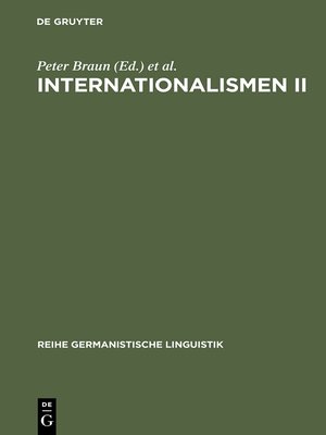 cover image of Internationalismen II
